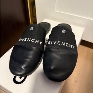 Givenchy Black Mule Slides